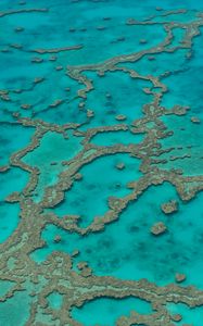 Preview wallpaper reefs, ocean, water, aerial view, bottom