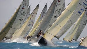 Preview wallpaper regatta, yacht, racing, wind, waves