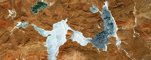 Preview wallpaper relief, aerial view, mountains, rivers