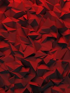 Preview wallpaper relief, red, texture, triangle