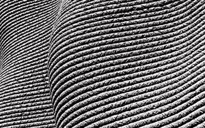 Preview wallpaper relief, texture, gray, lines, wavy