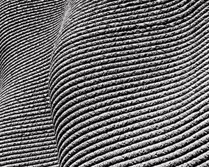 Preview wallpaper relief, texture, gray, lines, wavy