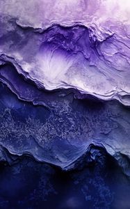 Preview wallpaper relief, waves, texture, purple