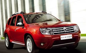 Preview wallpaper renault duster, auto, red, 2014, new