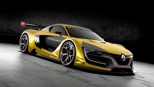 Preview wallpaper renault sport, rs 01, yellow, concept, side view