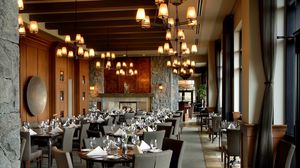 Preview wallpaper restaurant, cafe, appliances, tables, chairs, interior, design
