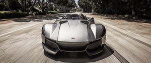 Preview wallpaper rezvani motors, beast, supercar, front view