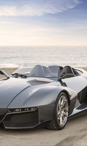 Preview wallpaper rezvani motors, beast, supercar, side view