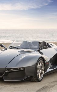 Preview wallpaper rezvani motors, beast, supercar, side view