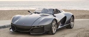 Preview wallpaper rezvani motors, beast, supercar, side view