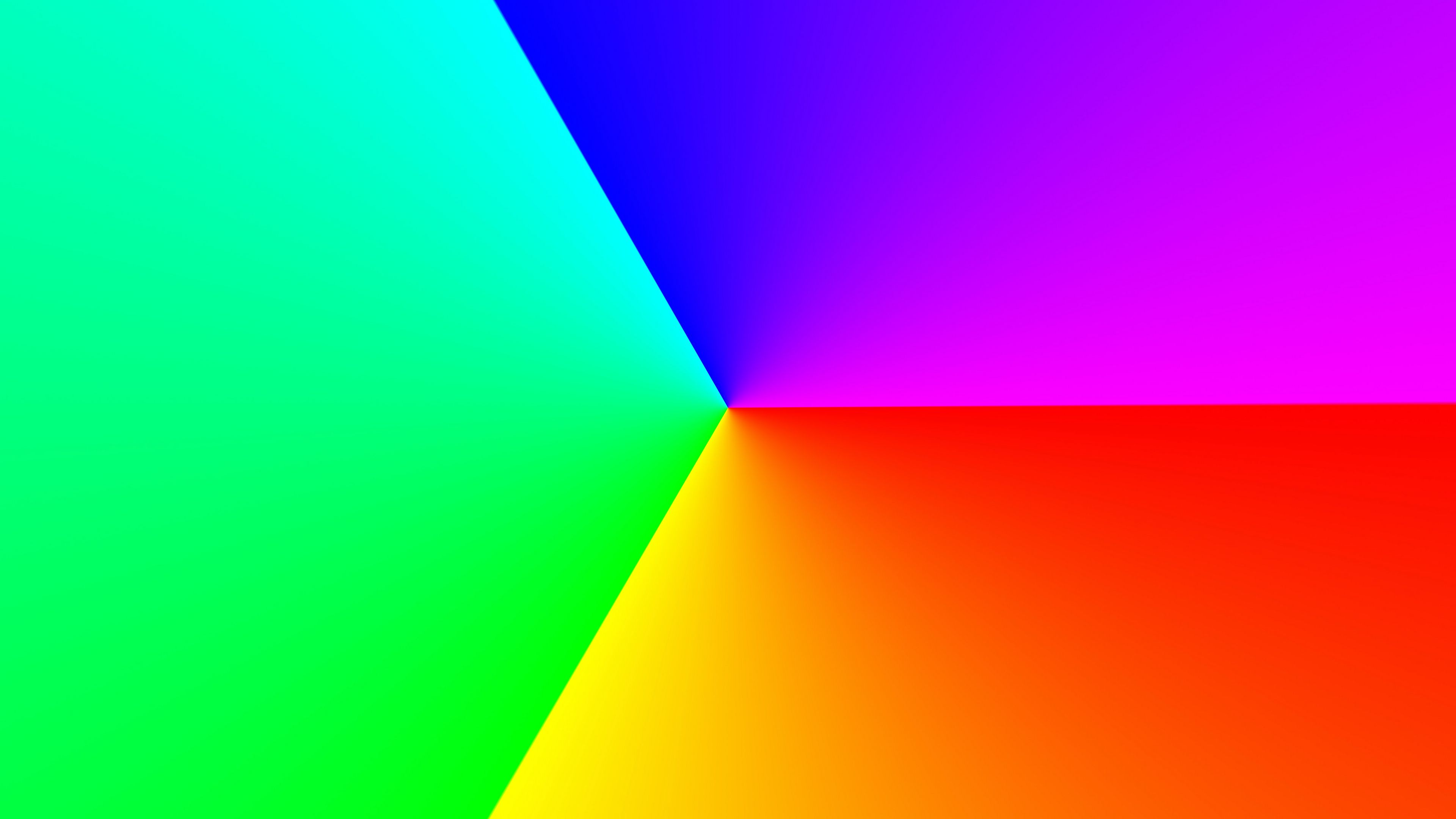 Download wallpaper 3840x2160 rgb shapes edges gradient abstraction  colorful 4k uhd 169 hd background
