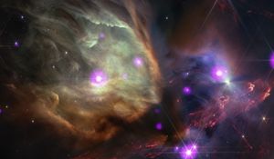 Preview wallpaper rho ophiuchi, star, stars, glow, space