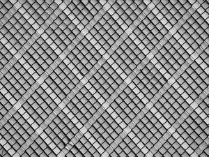 Preview wallpaper rhombus, grid, texture, black and white