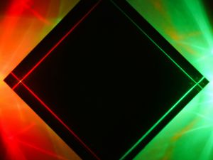 Preview wallpaper rhombus, neon, light, colorful, abstraction