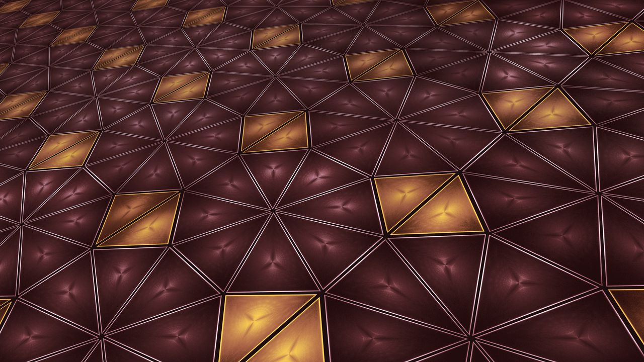 Wallpaper rhombus, shape, abstraction, brown