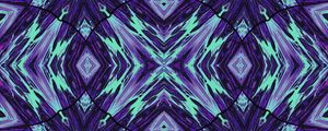 Preview wallpaper rhombuses, lines, pattern, abstraction, blue, purple