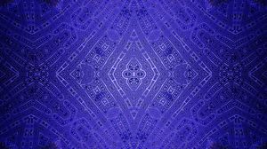 Preview wallpaper rhombuses, shapes, pattern, abstraction, blue