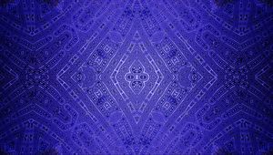 Preview wallpaper rhombuses, shapes, pattern, abstraction, blue