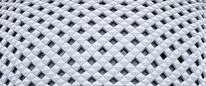 Preview wallpaper rhombuses, surface, white, abstraction