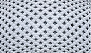 Preview wallpaper rhombuses, surface, white, abstraction