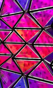 Preview wallpaper rhombuses, triangles, shapes, abstraction, bright