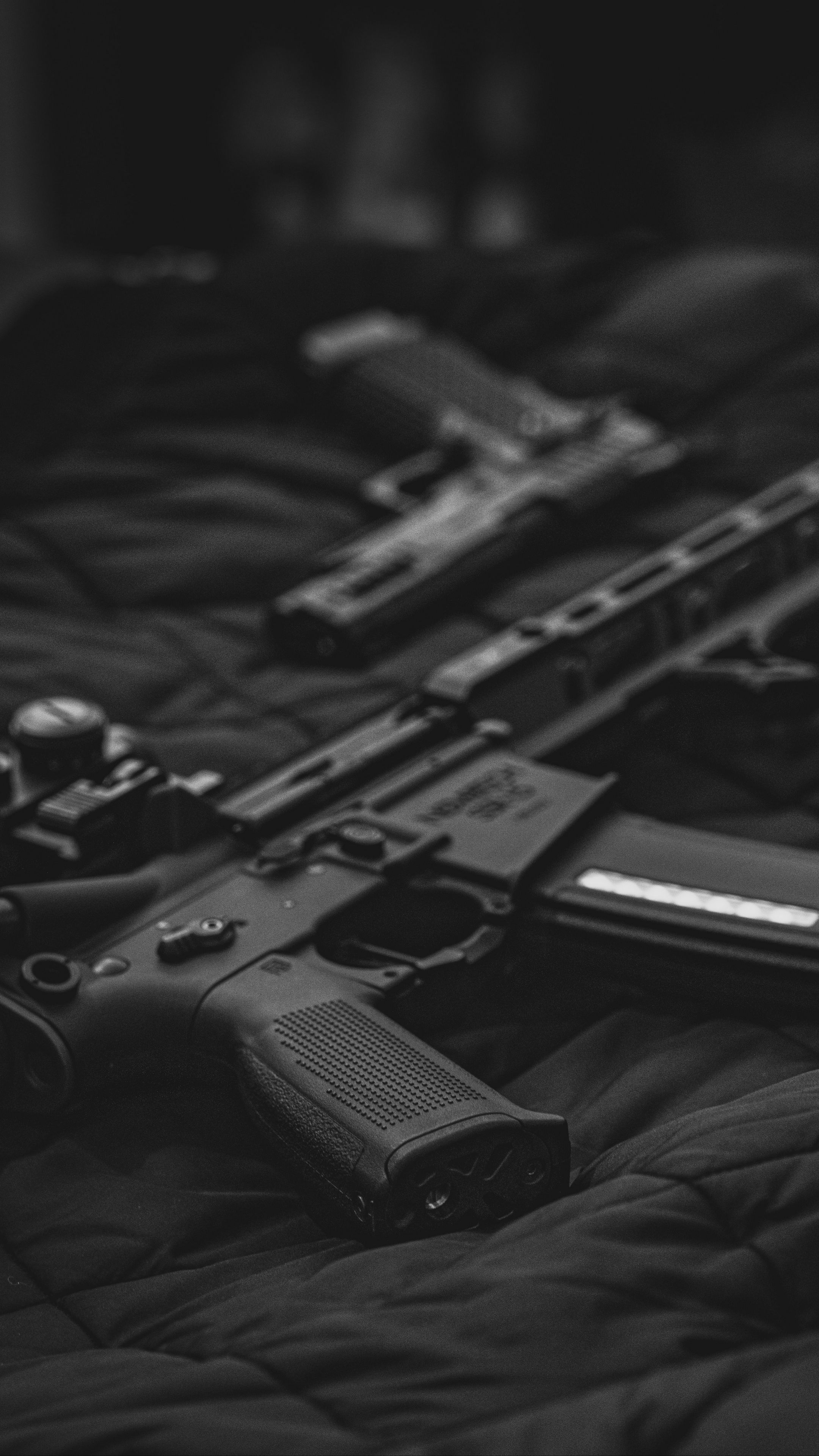 Download wallpaper 2160x3840 rifle, weapon, guns, black, army samsung ...