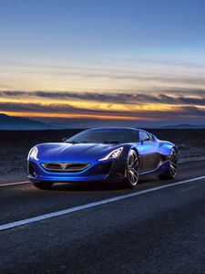 Preview wallpaper rimac, electric car, concept