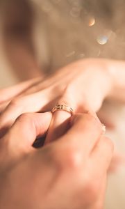 Preview wallpaper ring, love, romance, wedding