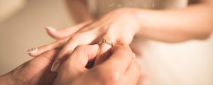 Preview wallpaper ring, love, romance, wedding