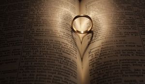 Preview wallpaper ring, wedding, book
