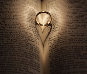 Preview wallpaper ring, wedding, book