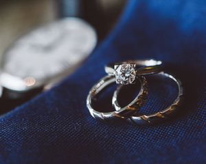 Preview wallpaper rings, diamond, jewelry, love, romance