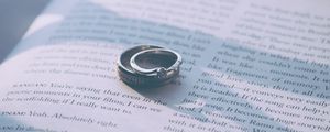 Preview wallpaper rings, engagement rings, book, couple, love