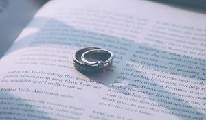 Preview wallpaper rings, engagement rings, book, couple, love