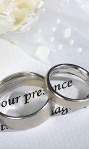 Preview wallpaper rings, wedding bands, wedding, invitation