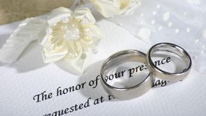Preview wallpaper rings, wedding bands, wedding, invitation
