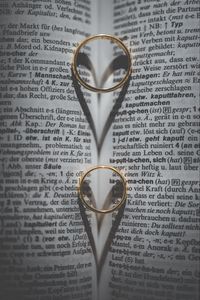 Preview wallpaper rings, wedding, love, book