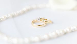 Preview wallpaper rings, wedding, love, white