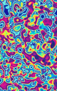 Preview wallpaper ripple, motley, colorful, spots, abstract