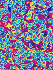 Preview wallpaper ripple, motley, colorful, spots, abstract