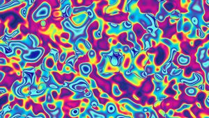 Preview wallpaper ripple, motley, colorful, spots, abstract