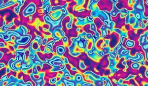 Preview wallpaper ripple, motley, colorful, spots, abstract