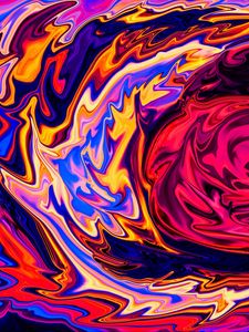 Preview wallpaper ripples, stains, colorful, wavy