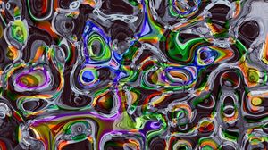 Preview wallpaper ripples, stains, colorful, abstraction