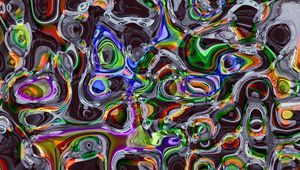 Preview wallpaper ripples, stains, colorful, abstraction