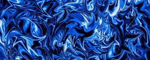 Preview wallpaper ripples, wavy, blue, liquid, abstraction