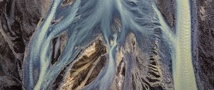 Preview wallpaper river, aerial view, nature