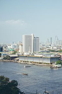 Preview wallpaper river, buildings, city, view