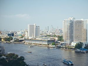 Preview wallpaper river, buildings, city, view