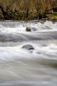 Preview wallpaper river, cascade, stones, landscape, nature